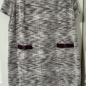 Connected Apparel Black and White Mini Dress